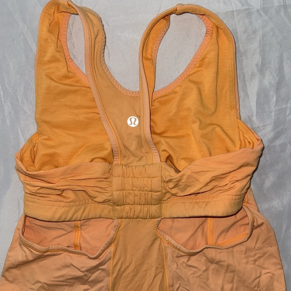 Orange Lululemon Athletic Tank Top - Picture 3 of 4